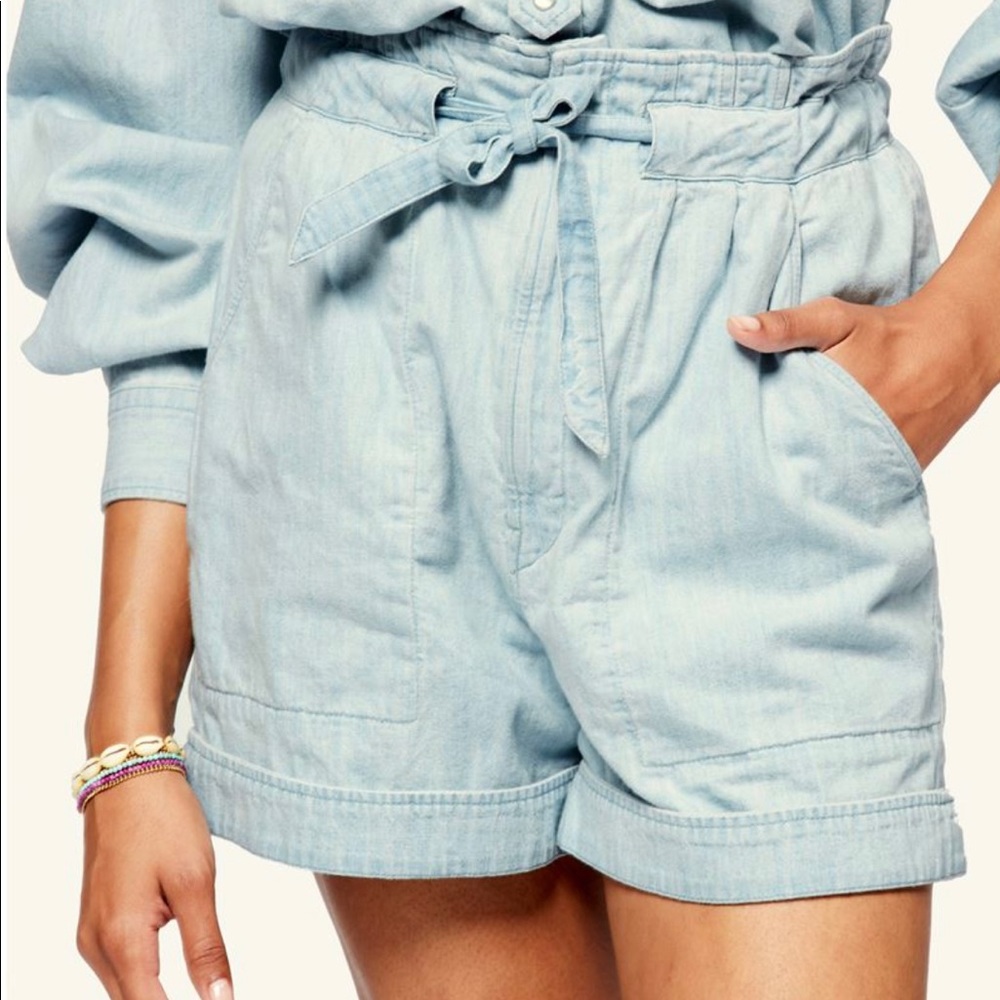ISABEL MARANT
Etoile Marius Short In Denim-Light